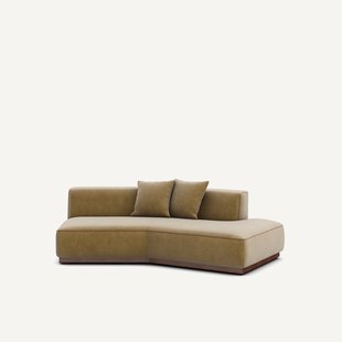 Rechte halve zetel in fluweel, JACOPO