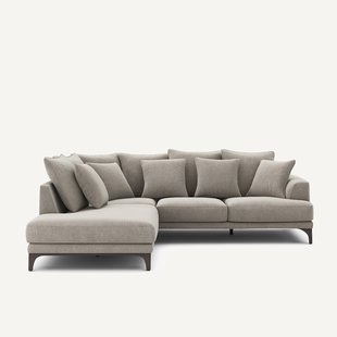 Hoekbank in chenille fluweel, ARMENTO