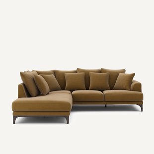 Fluwelen linnen hoekbank, ARMENTO