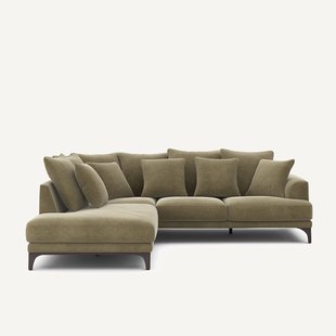 Fluwelen linnen hoekbank, ARMENTO