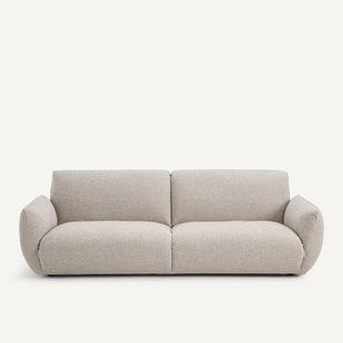 Bank van gestructureerd viscose en linnen, SPOGANO