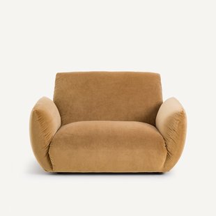 Fauteuil van linnen fluweel, SPOGANO