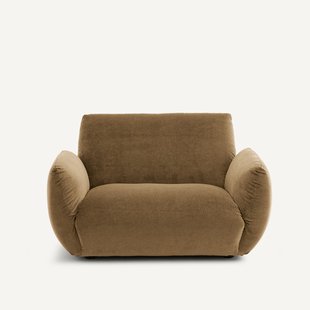 Fauteuil van linnen fluweel, SPOGANO