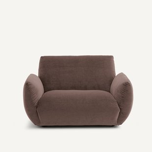 Fauteuil van linnen fluweel, SPOGANO