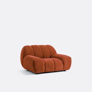 XL fauteuil, reliëfstof, Nuria