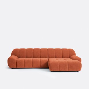 Hoekbank rechts, reliëfstof, Nuria