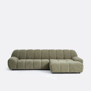 Hoekbank rechts, reliëfstof, Nuria