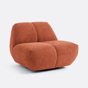 Draaifauteuil, reliëfstof, Nuria