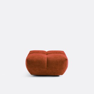 Poef, reliëfstof, L83 cm, Nuria