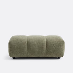 Poef, fluweel reliëf, L109 cm, Nuria