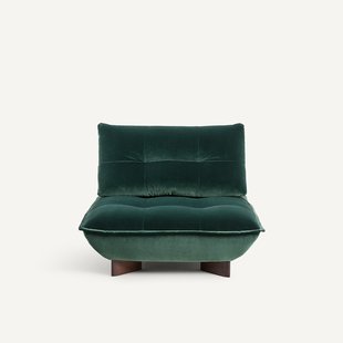 Modulaire fauteuil in fluweel, KAORI