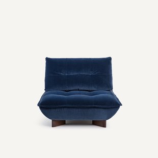 Modulaire fauteuil in fluweel, KAORI