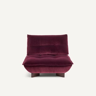 Modulaire fauteuil in fluweel, KAORI