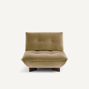 Modulaire fauteuil in fluweel, KAORI