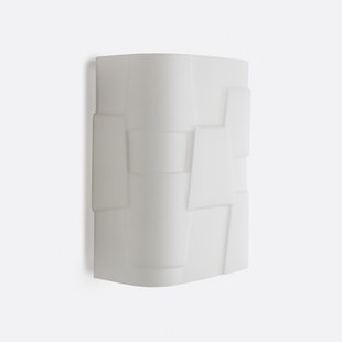 Wandlamp in opaline glas, PARTITIONE