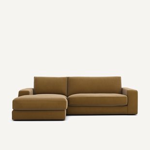 Linnen fluwelen hoekbank, SKANDER