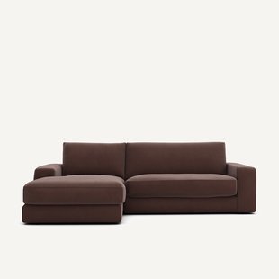 Linnen fluwelen hoekbank, SKANDER