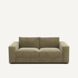 3-zits compacte zetel in linnen fluweel, SKANDER