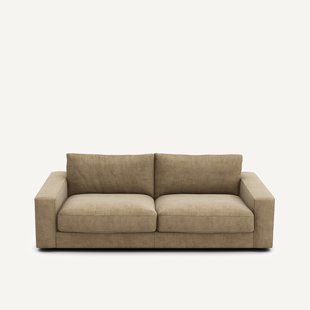 Slaapbank in stonewashed fluweel, SKANDER