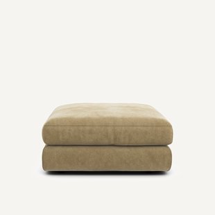 Voetensteun in stonewashed velours, SKANDER