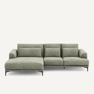 XL hoekbank links van stevig katoen, MARSILE