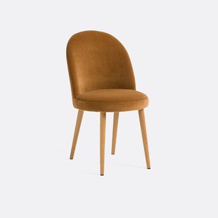 Stoel, fluweel, Inès