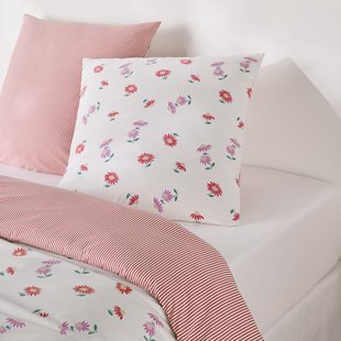 Beddengoedset 30% gerecycled katoen, vierkant kussensloop, DANYA