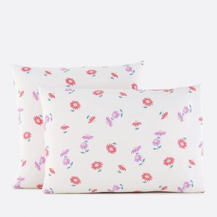 Beddengoedset 30% gerecycled katoen, rechthoekige kussensloop, DANYA