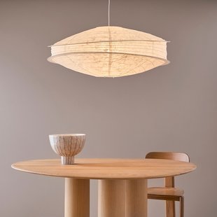 Hanglamp van structuurpapier, diameter 91 cm, NASSAH