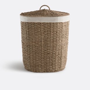 Wasmand van gevlochten zeegras, JUBO