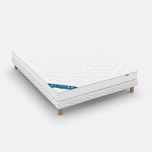 Set met zeer stevige schuimmatras + lattenbodem