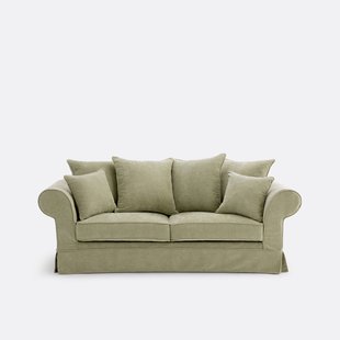 2- of 3-zits rechte bank van gemêleerd polyester, ADELIA