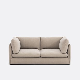 3-zits rechte bank in gestructureerde stof, Malo