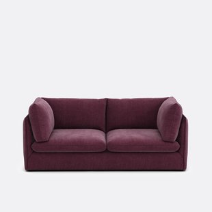 3-zits rechte bank in gestructureerde stof, Malo