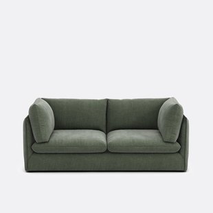 3-zits rechte bank in gestructureerde stof, Malo