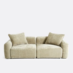 3-zits modulaire hoekbank in jacquard chenille, AMAD