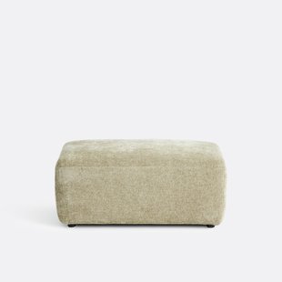 Poef voor modulaire bank, jacquard chenille, AMAD