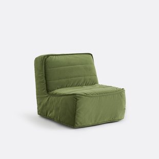 Slaapbank BZ, 1 zits, Standaard 12 cm, fluweel, TRANI