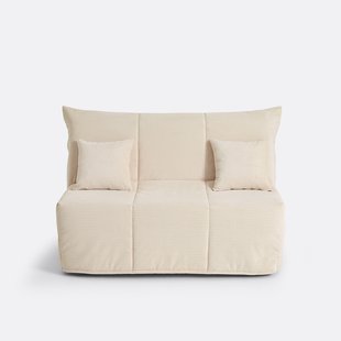 Slaapbank BZ, 10 cm schuim, ribfluweel, AVA