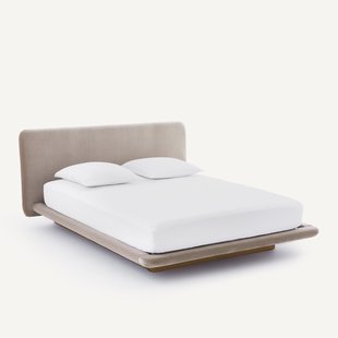 2-zits platform bed, essen en fluweel, SLICE