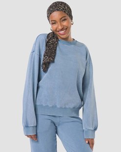 HEMA Damestrui Esmee jersey relaxed fit blauw (blauw)