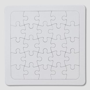 DIY puzzel - 25 stukjes