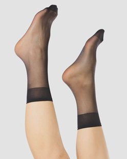 HEMA Pantysokken 15denier anti-ladder mat - 2 paar zwart (zwart)