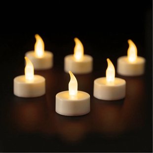 Led Theelicht 6 stuks Steady Bo Binnen Flame H.4.6 D.3.8 Cm