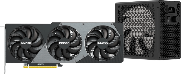 INNO3D GeForce RTX 5080 X3 16GB + Corsair RM850x