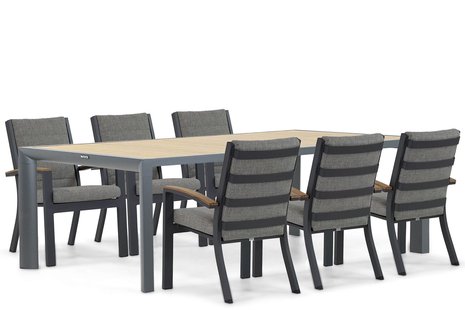 Osmen Midura/Borello 240 cm dining tuinset 7-delig
