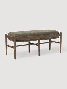 Gestoffeerde bank Imara van eikenhout