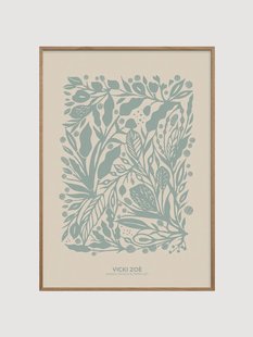 Ingelijste digitale print oft Green Garden