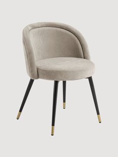 Set van 2 handgemaakte stoelen Chlo&eacute; met bekleding