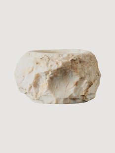 Handgemaakte marmeren theelichthouder Batu